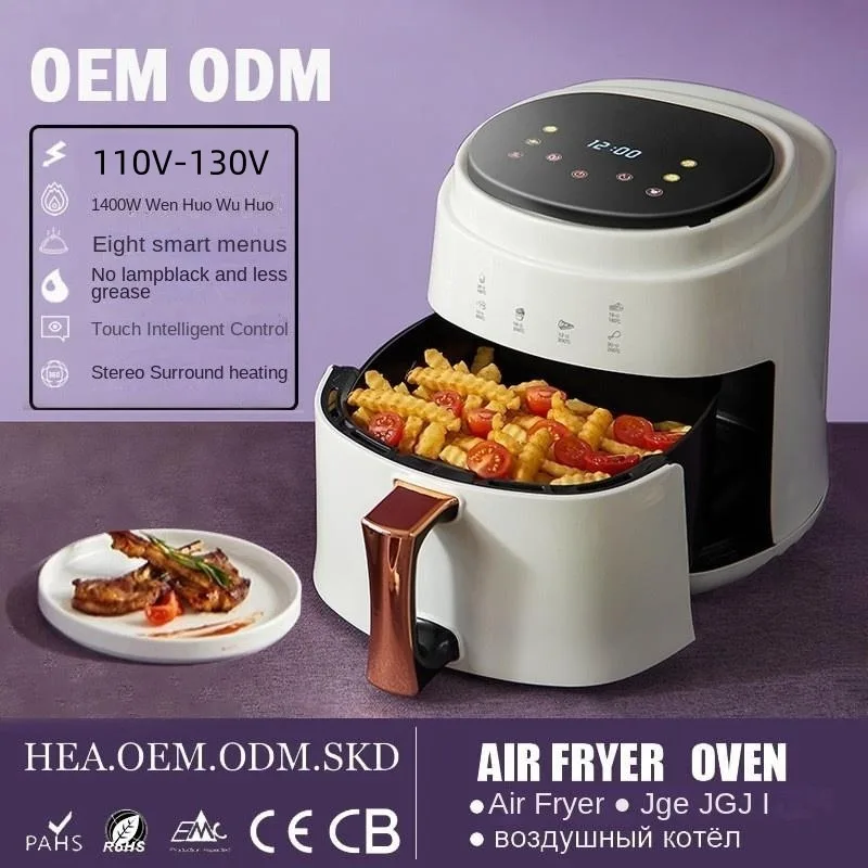 

2.11gal Air Fryer New Air Fryer Home Large Capacity Chips Machine Multi-Functional Deep Frying Pan Exclusive For Home Kitchen