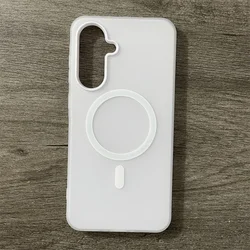 Vibrant Candy Color Magnetic Matte Phone Case - 2 - in - 1 Design - Galaxy A16 4G (White)