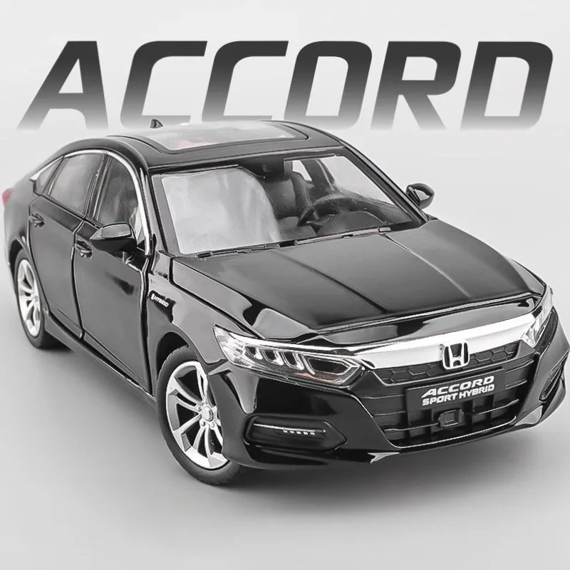 1:24 Honda Accord Limousine Sound & Light Alloy Metal Diecast Car
