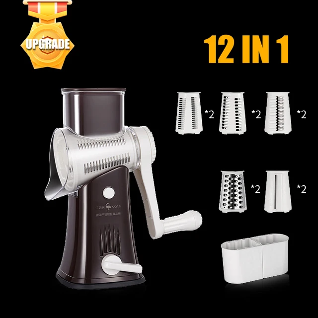12 In 1 Vegetable Cutter Grater for Vegetables Carrot Potato Peeler Slicer Vegetable Cutter Manual Kitchen Accessories Utensils 1