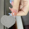 Y2K Style Moon 3D Acrylic Nail Mold Nail Decorations Transparent Silicone Mould Template DIY Template Manicure Tools (6*6cm)-1PC 2