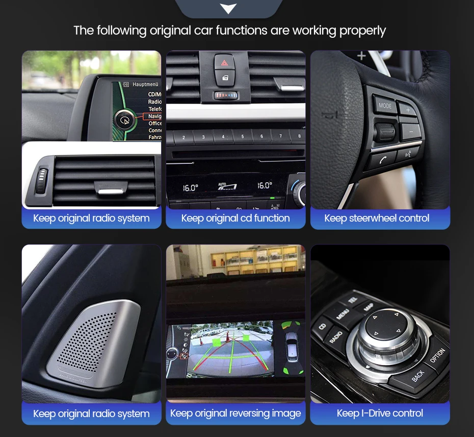8 Core Android 14 Carplay Auto Multimedia Player For BMW 3 Series E60 E61 E63 E64 5 Series E90 E91 E92 E93 CCC CIC All-in-One - 34