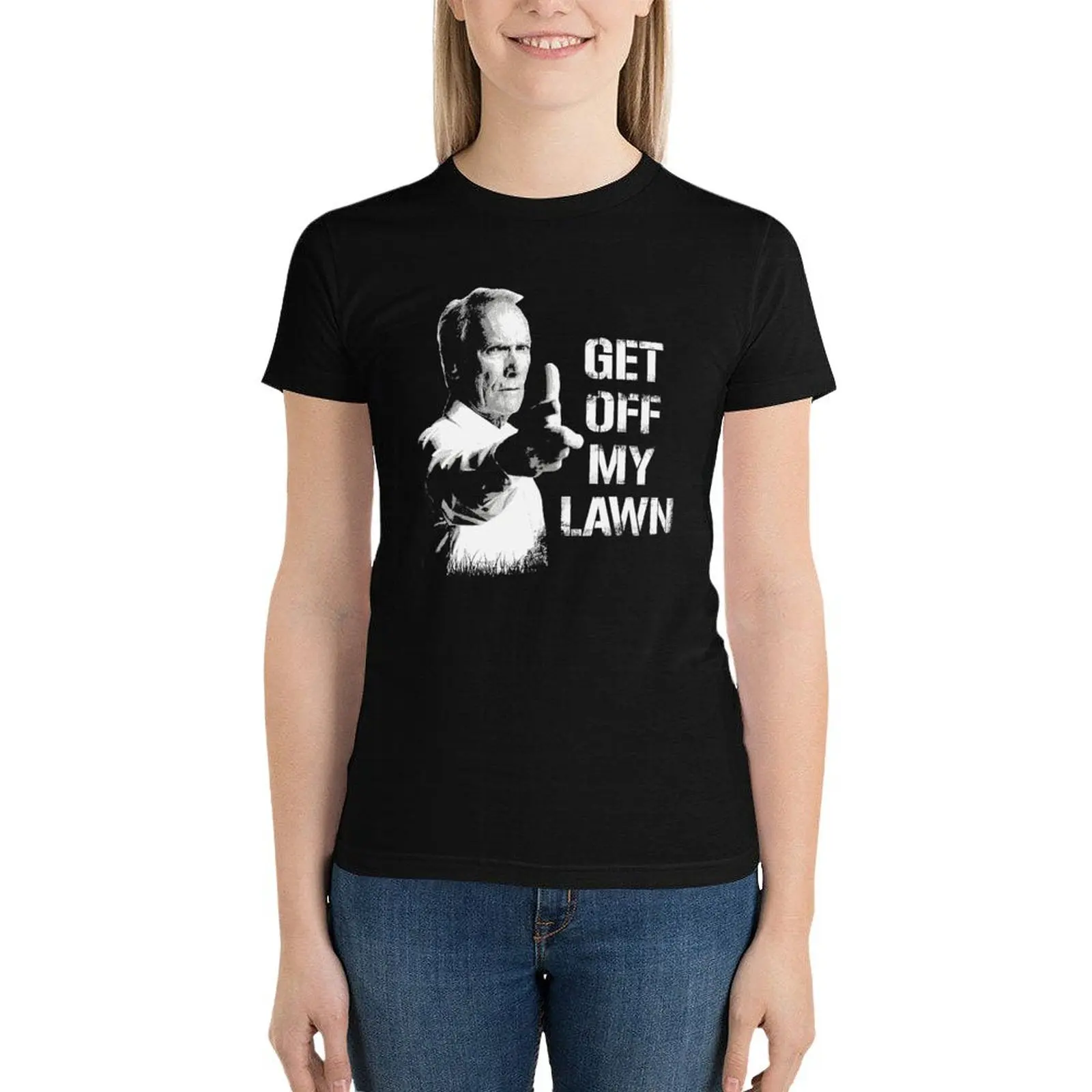 

GET OFF MY LAWN - I love my lawn T-Shirt anime clothes plus size tops tees graphics womans clothing