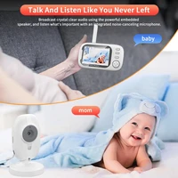 Cdycam New 3.5 inch Wireless Video Baby Monitor Night Vision Temperature Monitoring 2 Way Audio Talk Baby Nanny Security Camera 2