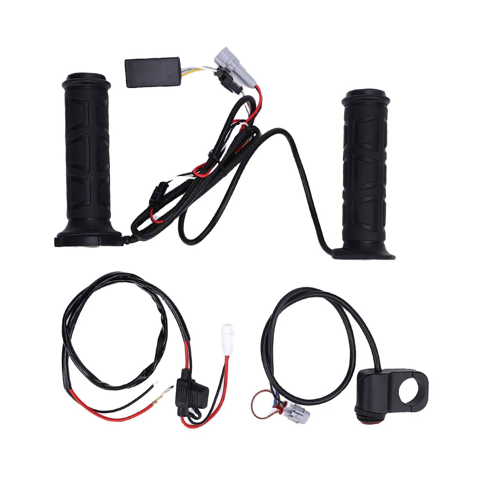 ATV Heated Grips Quick Heating Anti Slip  ATV Hand Grip Heater Constant Temperature Safe for 7/8 Inch 22mm Handlebars