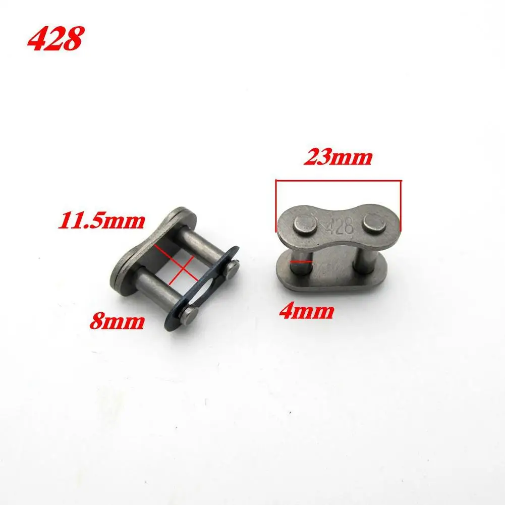 Motorcycle Chain Lock Buckle 428/420/25H/T8F/415H Easy To Install Strength and Great Durability motorcycle chain lock buckle
