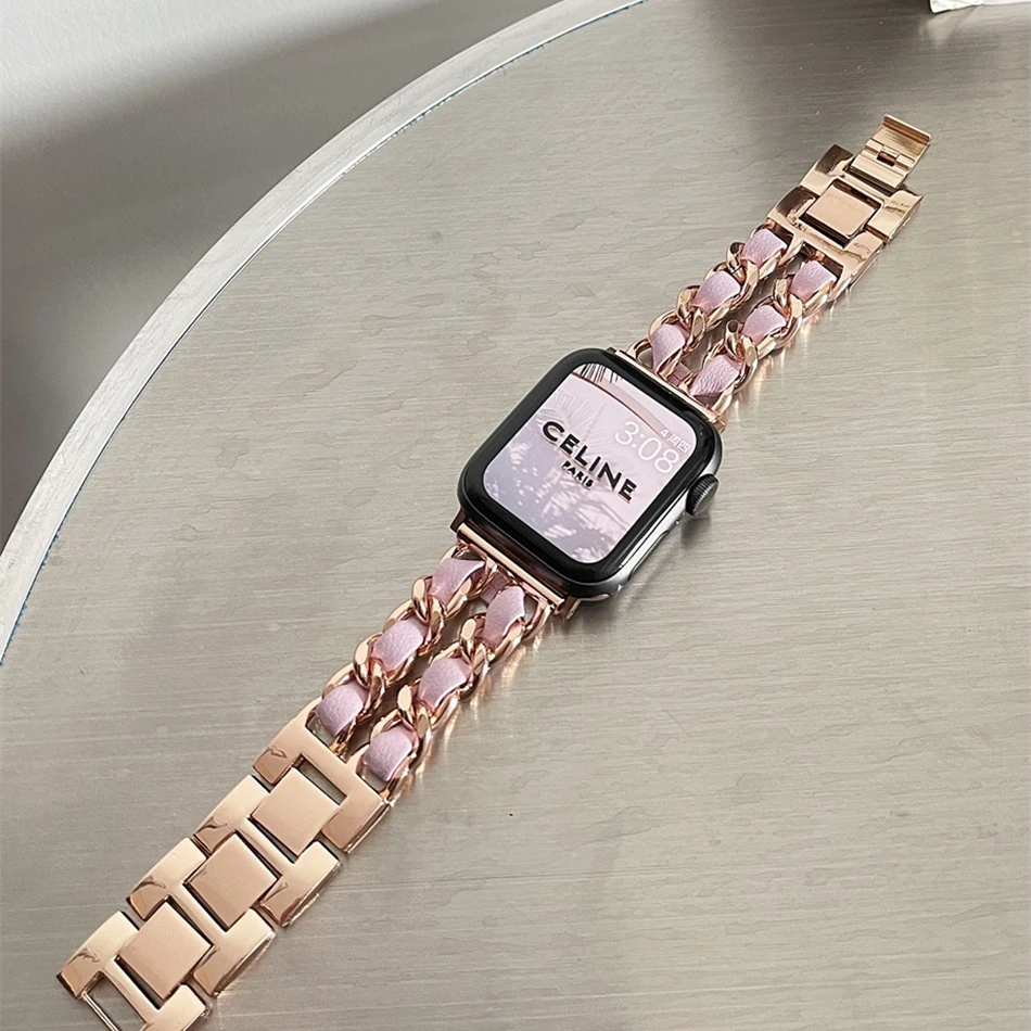 Apple Watch  ݼ Ʈ UItra 8 7 49mm 45mm 44mm iWatch ø 9 6 5 SE 42mm 40mm 38mm Correa    ü ո 