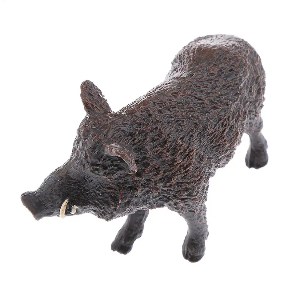 7.2cm Wild Life Wild Boar Toy Figurine PVC Figures 14783 NEW Garage Kit For Home Decoration