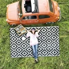 Bubble Kiss Outdoor Rugs for Patios Clearance 6'X9' Easy Cleaning Patio Picnic Carpet Portable Comfortable Hollow Woven Carpet 3