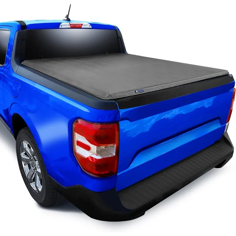 

T3 Soft Tri-fold Truck Bed Tonneau Cover Compatible with 2022-2024 Ford Maverick | 4.5' (54") Bed | TG-BC3F1061