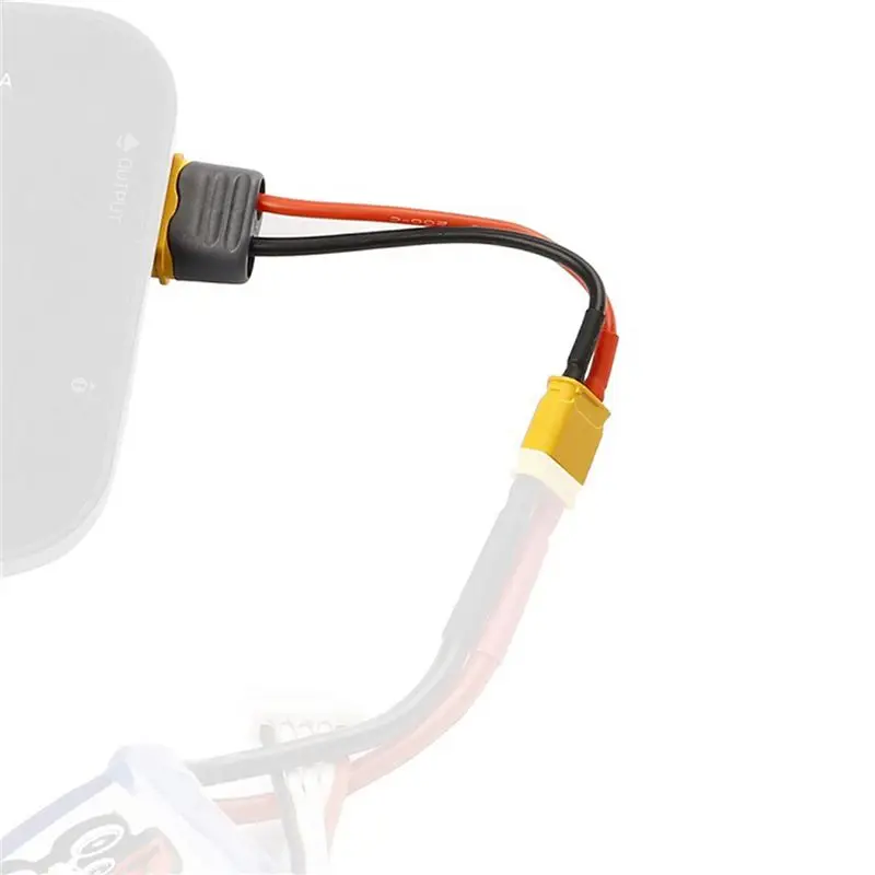 4X RC 배터리 케이블 Amass XT60 - XT30 T-플러그 커넥터 남성 여성 커넥터 플러그(16AWG 실리콘 와이어 100Mm 포함)