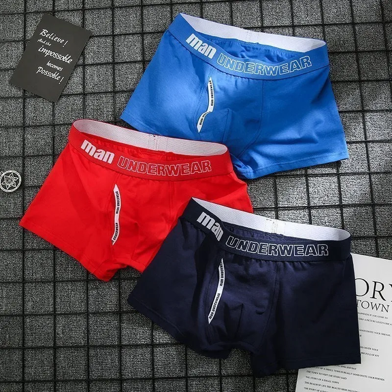 6pcs/Lot Cotton Mens Underpants Soft Boxer Men Breathable Solid Underwear Flexible Boxershorts Cuecas Vetement Homme 365
