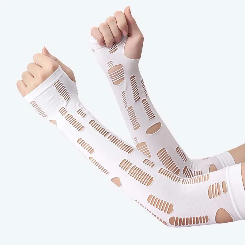 Summer Driving Cycling Half Finger Long Sunscreen Gloves Sleeve Outdoor Sports Arm Set UV Protection G190 cycling gloves half finger gloves sunscreen gloves sports gloves sunscreen arm sleeves