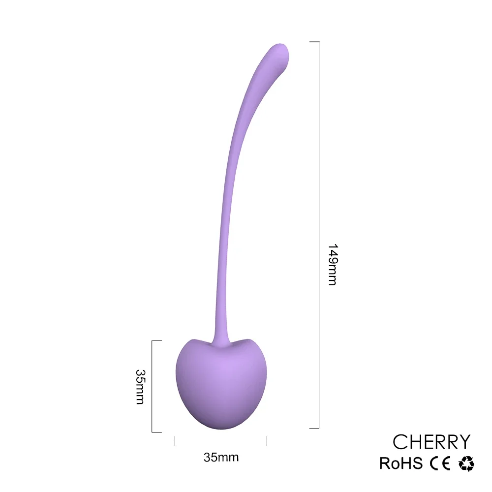 5Pcs Safe Silicone Smart Kegel Ball Cherry Ben Wa Ball Geisha Shrinking Balls Vagina Tighten Exercise Machine Sex Toy for Women