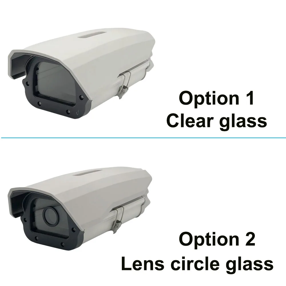 11 Inch Side Flap Aluminum Outdoor CCTV Camera Enclosure Rainproof IP65 Outer Covering House Surveillance Shield 390x165x120mm
