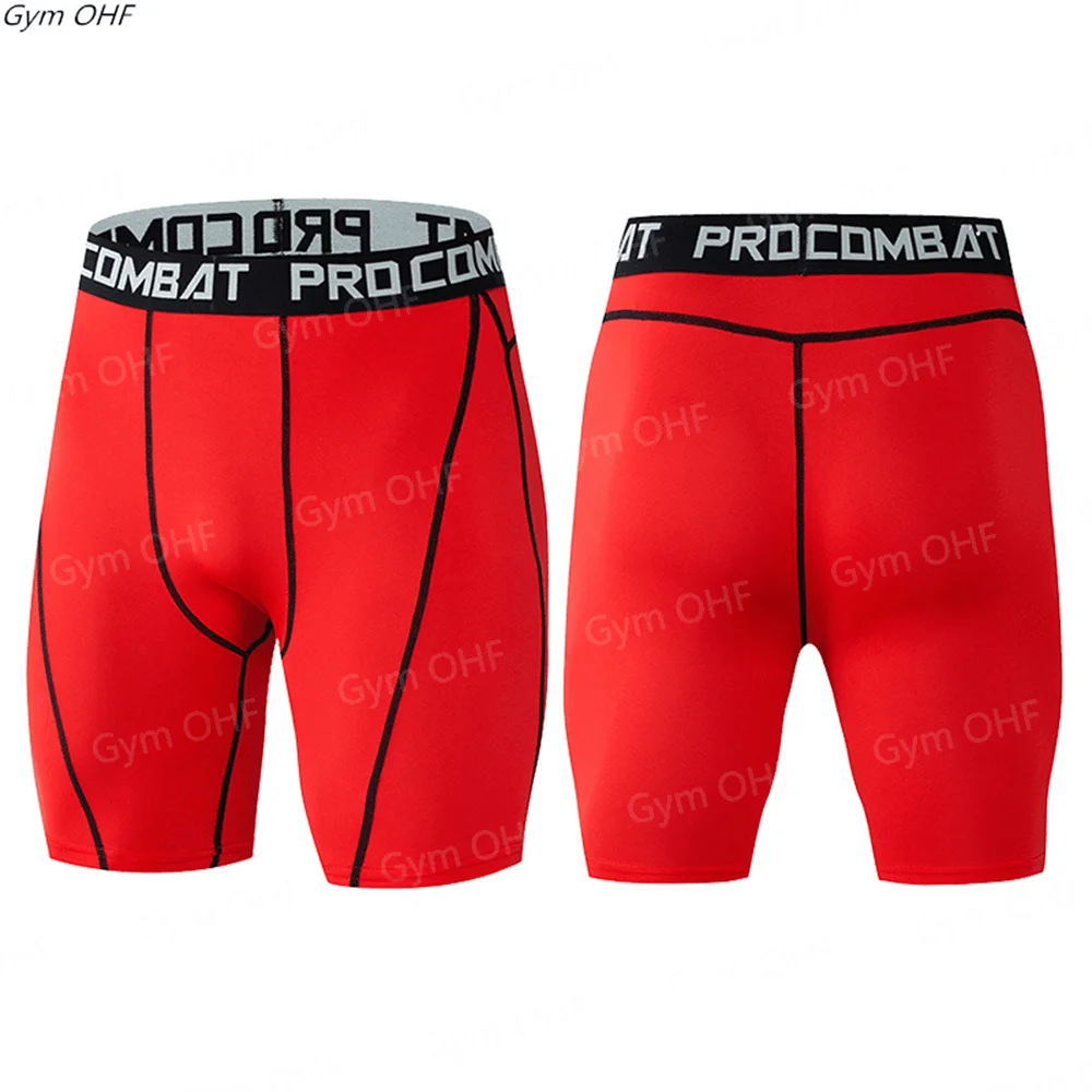 S-XXXL New Crossfit Compression Gym Shorts Men Quick-drying Workout Fitness Leggings Shorts Running Bottom Sports Tights for Men 6