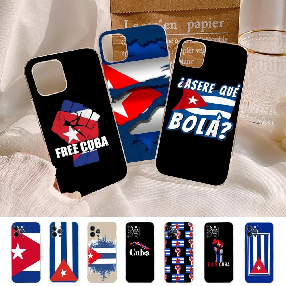 

Cuba Flag Phone Case For IPhone 14 13 12 11 Pro Max XS X XR SE 2020 6 7 8 Plus Mini Protective Shell