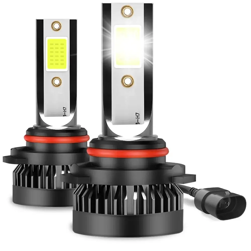 2 PCS Led Headlights 6000K White 3000K Yellow Light Waterproof 9005 9006 H1 H4 H7 H11 5202 9004 9007 H3 H13 for Car led lights led headlights led car lights led car headlights car headlamps