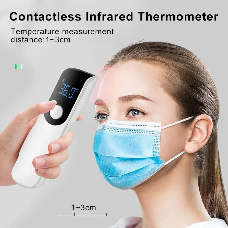 Infrared Digital Non-Contact Thermometer with LED Display for Accurate Temperature Measurement