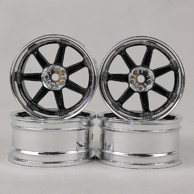 4 Pezzi 3/6/9Mm Offset Rc Car 1/10 Scale Ruote In Plastica Cerchi Drift On Road Touring Racing Model Hobby