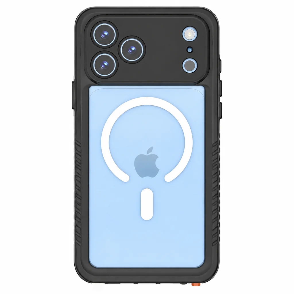 Ultimate IP68 Waterproof Phone Case with Floating Ring and Touchable Design