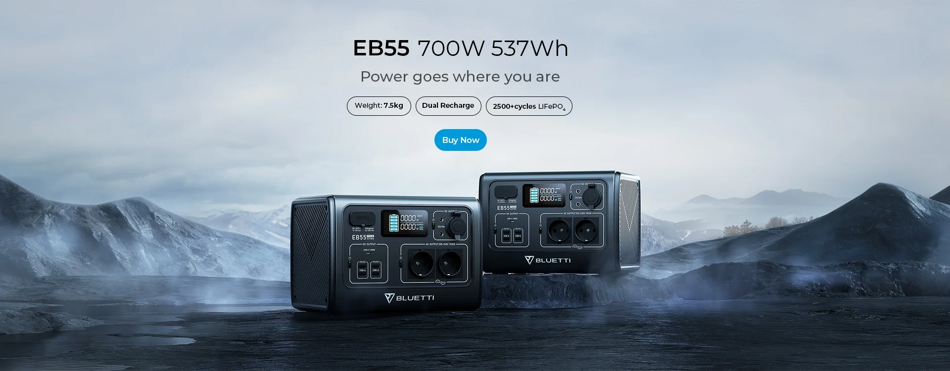 BLUETTI EB70 Portable Power Station - 1000W 716Wh - NH Distribution Solar