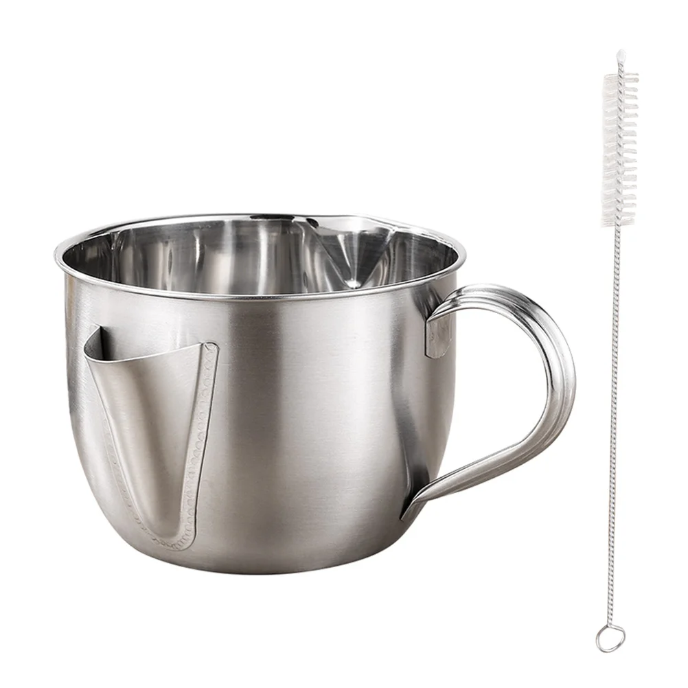 

Strainer Soup Grease Separator Stainless Steel Bowl Oil Storage Separating Filter