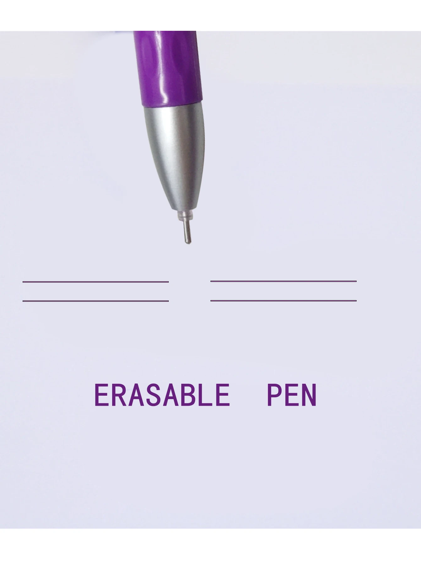 27/32Pcs Erasable Pen Refills Magic Gel Pens Rod Washable Handle 0.5mm Purple Ink Office School Supplies Stationery 3