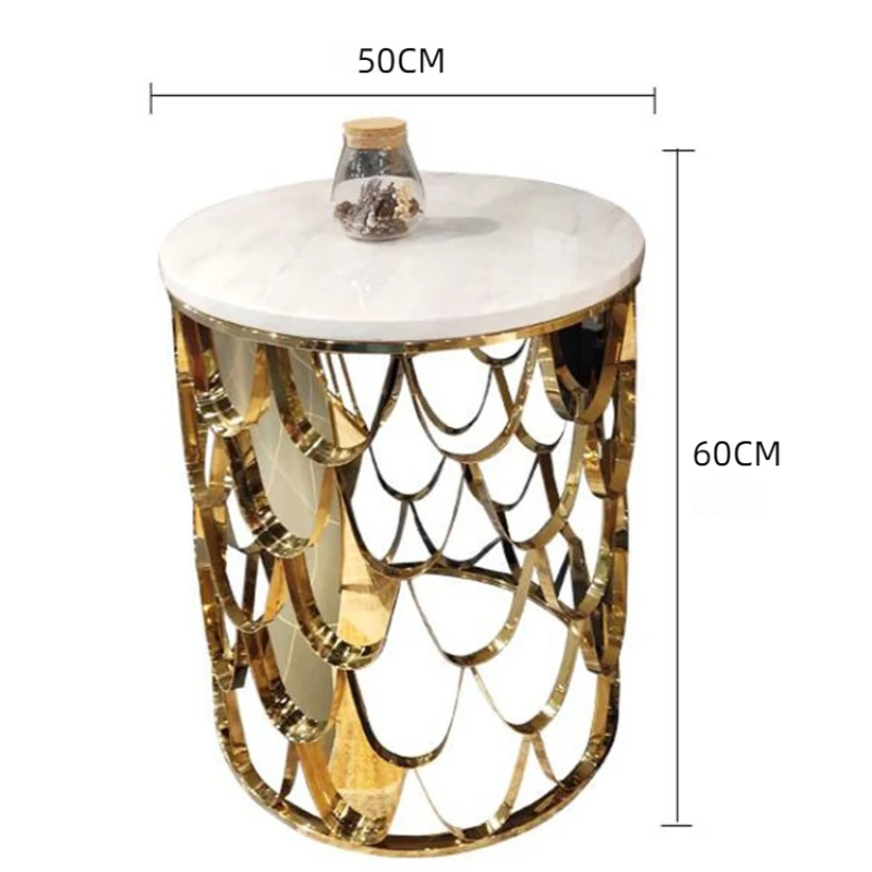 Рисунок 5 - Новейший Мраморный Круглый стол из нержавеющей стали