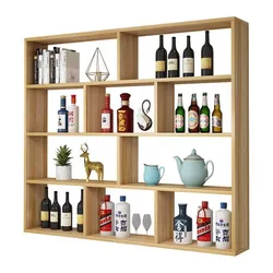 Minimalist Modern Dining Room Hanging Storage Shelves Bar Wine Cabinet Wall-mounted Wine Rack