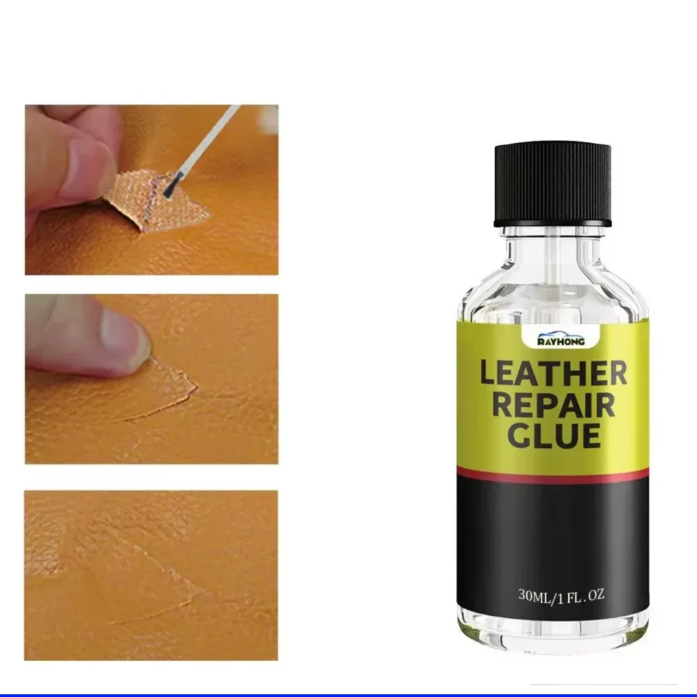 Leather Repair Gel Liquid Leather Repair Gel Skin Refurbish Tool Holes Scratch Cracks Restorer For Car Seats Sofa Jacket Purse Shoes