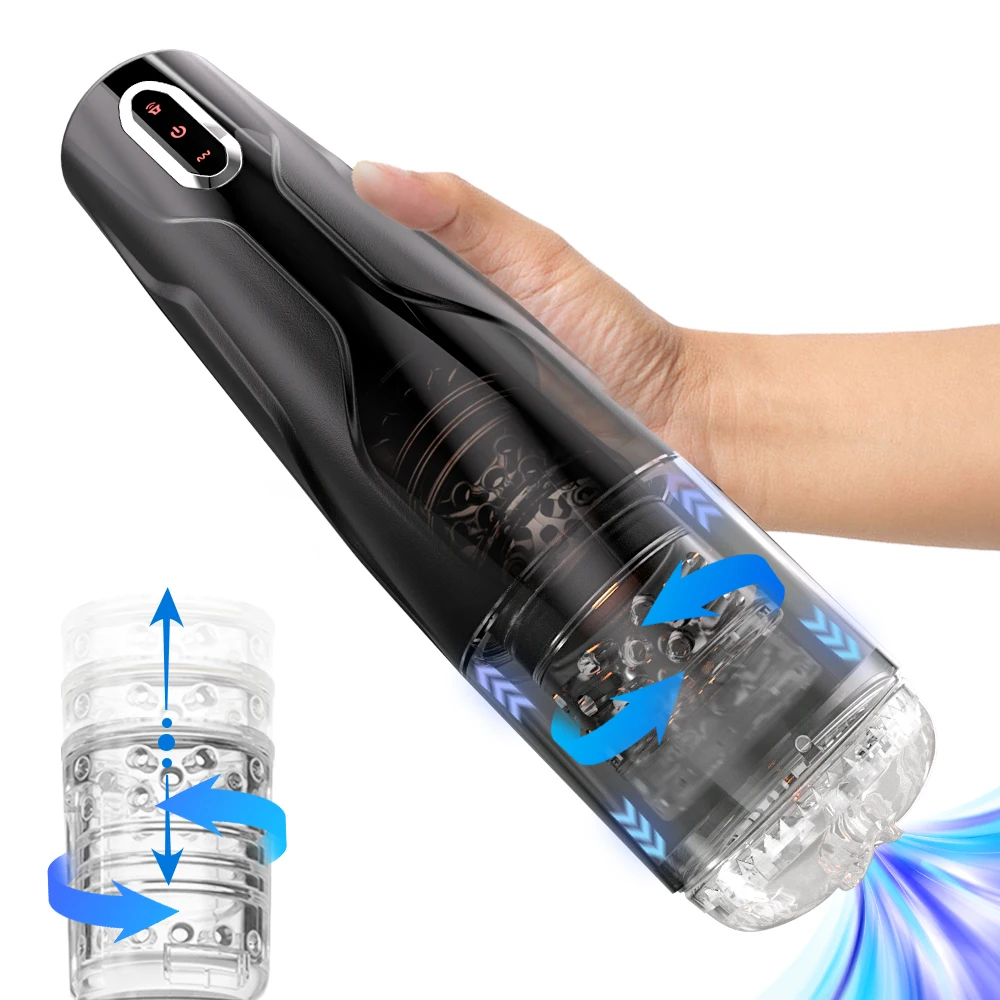 

Automatic Male Masturbator 10 Thrusting Rotating Modes Masturbation Cup Massage Machine Electric Pocket Pussy Sex Toy for Men