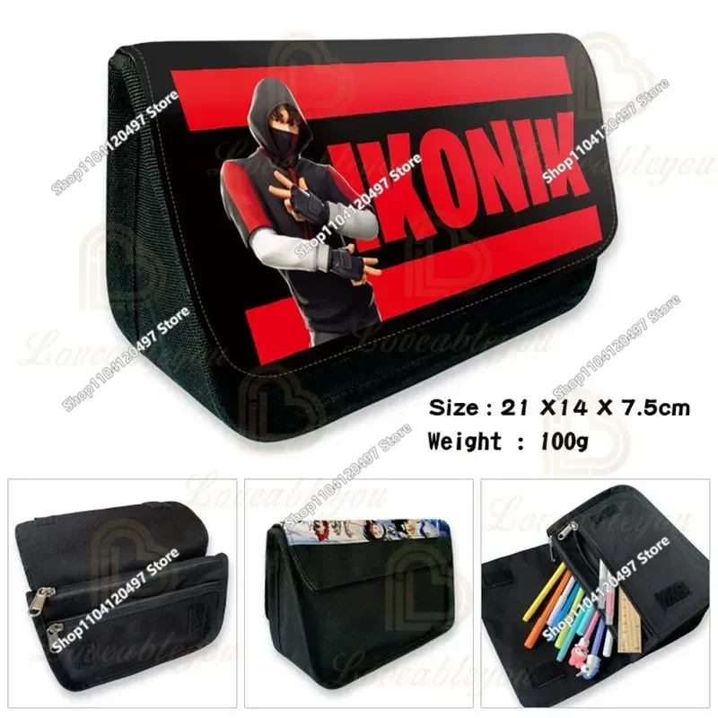 Fortnite Anime Pencil Bag School Supplies Game Peripheral Full