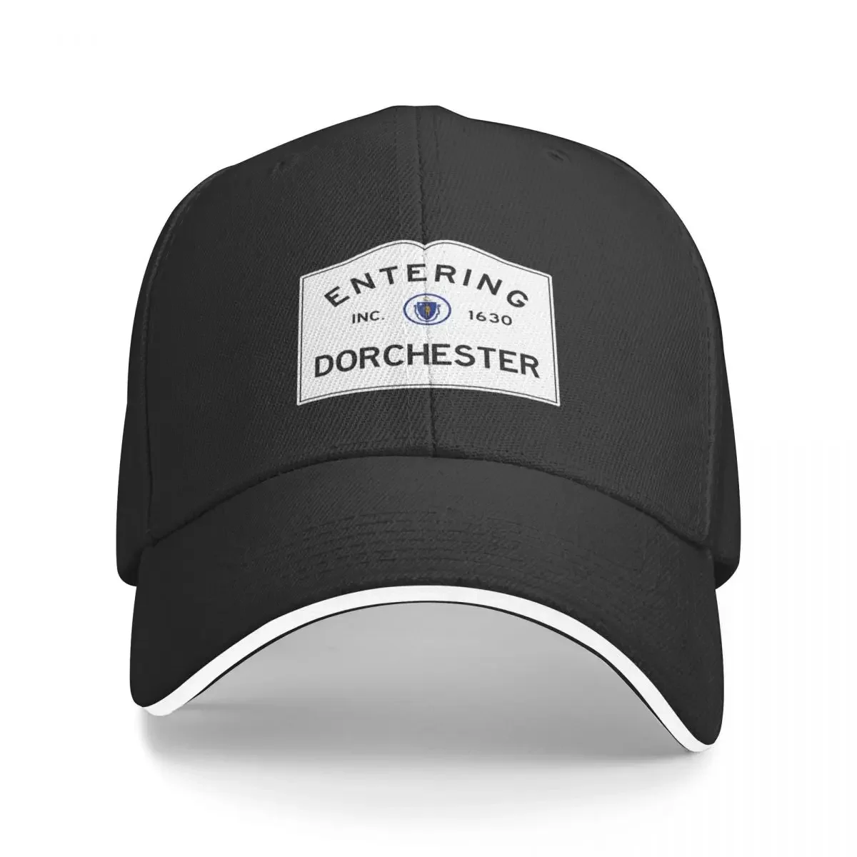

Entering Dorchester Road Sign - Dorchester, Massachusetts Baseball Cap Beach Bag tea Hat Female Men's
