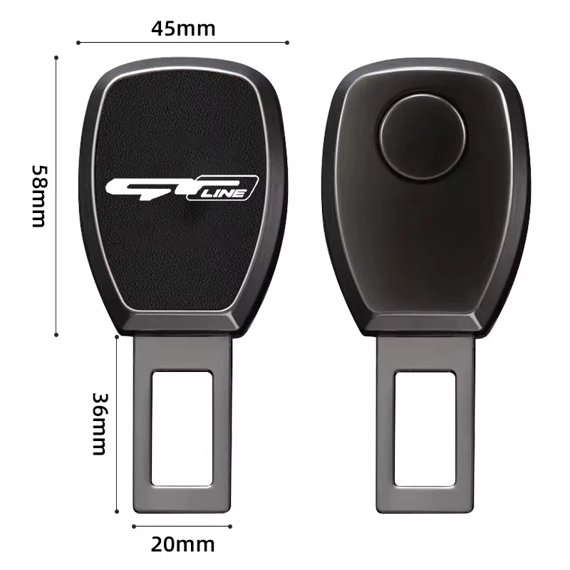 자동차 좌석 벨트 클립 연장 플러그 기아 GT GT 라인 용 자동차 안전 좌석 잠금 버클 Ceed Forte RIO STINGER Seltos K3 KX5 K4 K5