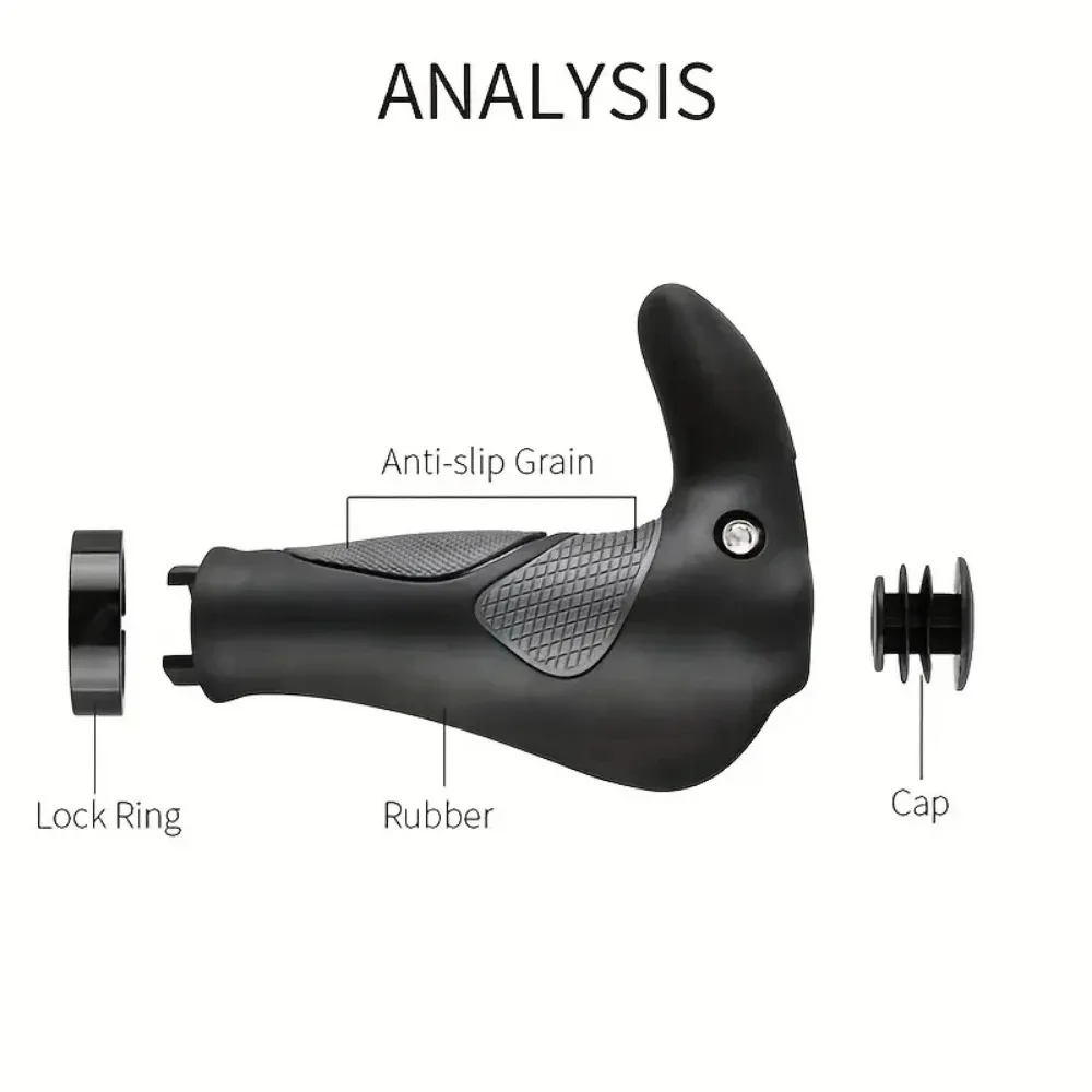 Comfortable Ergonomic Bike Handlebar Grips 4