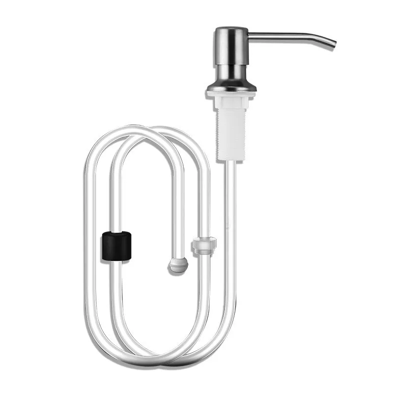 Soap Dispenser For Kitchen Sink Stainless Steel Refill from The Top Counter Top Liquid Soap Large Bottle