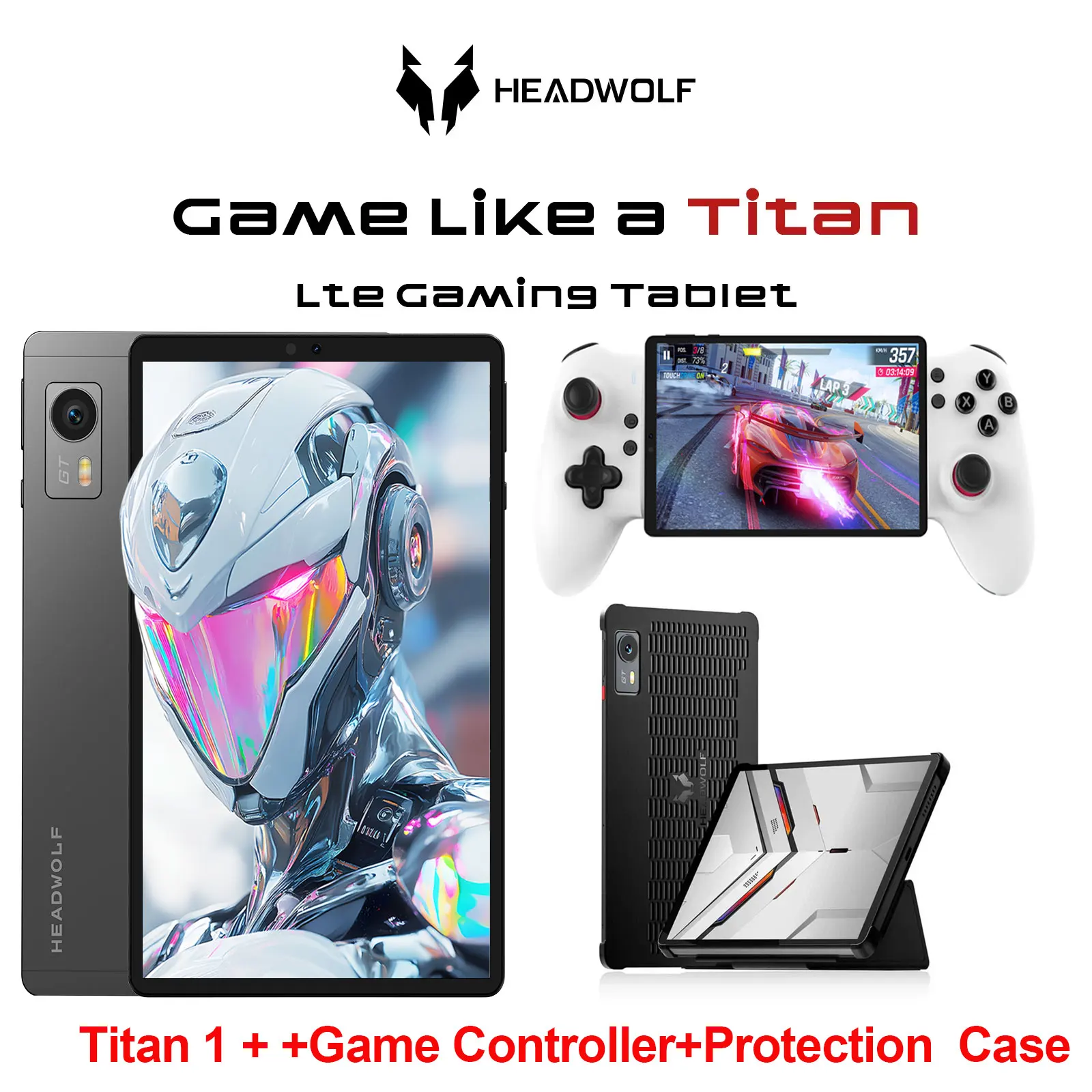 World Premiere Headwolf TiTan1 4G LTE Tablet MTK Dimensity 8300
