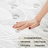 Queen Size Mattress 12 Inch Medium Firm Gel Infused Memory Foam and Pocket Spring Hybrid Mattresses for Cool Sleep Relieving Pr 3