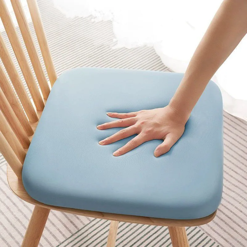 Memory Foam Cushion Slow Rebound Removable Washable Milk Silk Fabric Home Office Chair  Seat Cushion  Ergonomic Memory Cotton 2