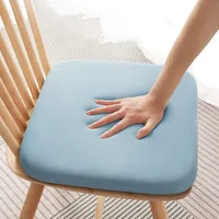 Memory Foam Cushion Slow Rebound Removable Washable Milk Silk Fabric Home Office Chair  Seat Cushion  Ergonomic Memory Cotton 2