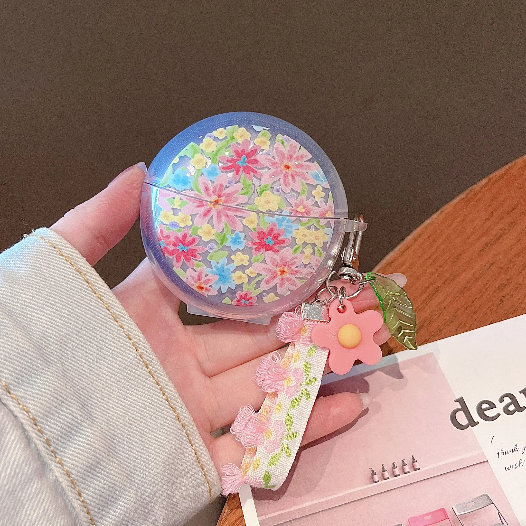 3D Bow Cute Puppy Earphone Soft TPU Case with Keychain