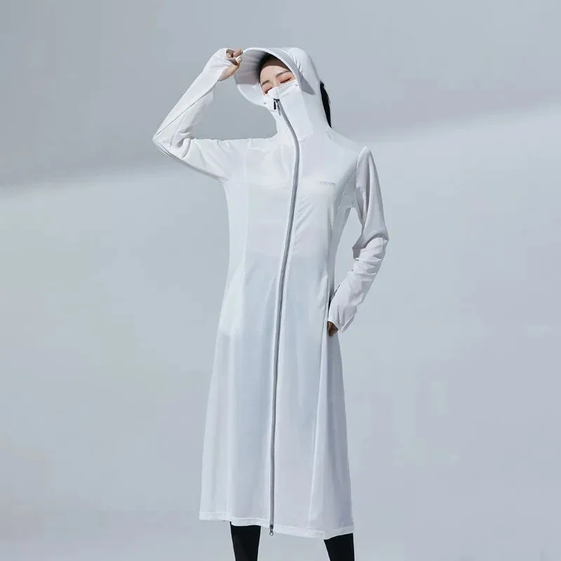 UPF 50 + UV 자외선 차단 스킨 코트, 초경량 운동복 후드 아웃웨어, 여성 바람막이 캐주얼 재킷, 여름