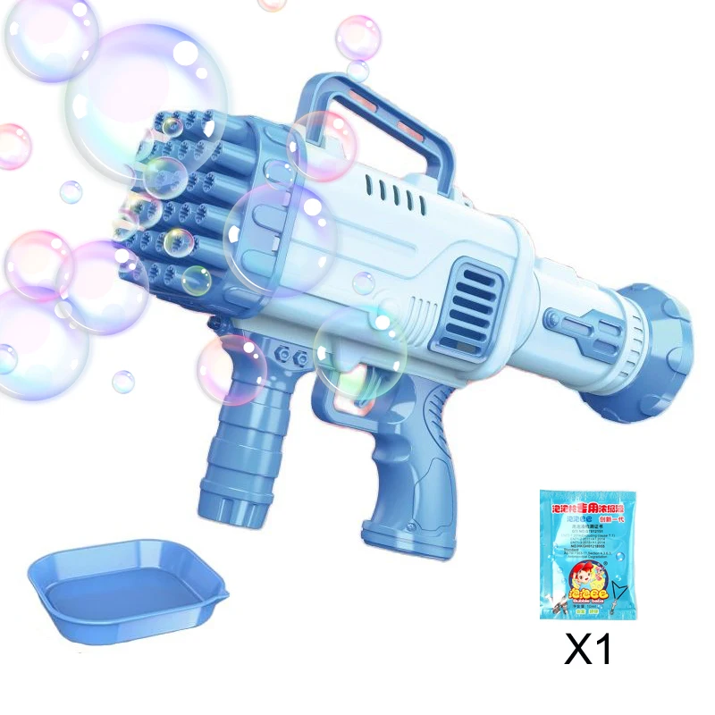 32-hole Bubble Gun Electric Automatic Soap Rocket Bubble Machine