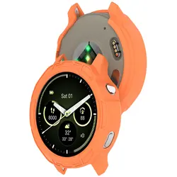Silicone Shockproof Protective Smartwatch Case Cover - Garmin Venu4 45mm (Orange)