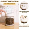 Coffee Beans Tea 600/950ml Airtight Container Useful Convenient Sealed Tank Electric Vacuum Airtight Jar for Home 4