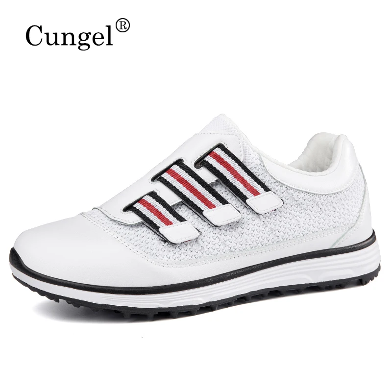 

New Mens Golf Shoes Waterproof Golf Sneakers Men Outdoor Golfing Spikes Shoes Big Size Jogging Walking Sneakers Male