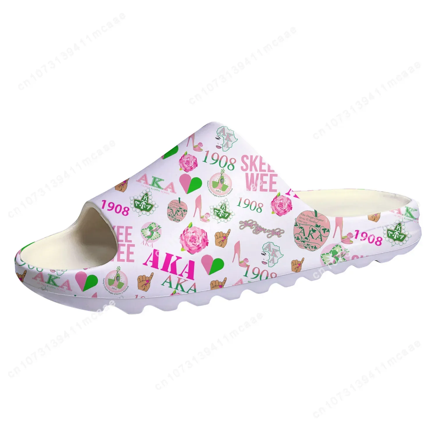 Alpha Sorority AKA 1908 Soft Sole Sllipers Home Clogs Kappa Alpha Step On Water Shoes Mens Womens Teenager Custom Sandals