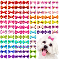 10/20pcs Dog Grooming Bows Mix Colours Cat Dog Hair Bows for Small Dog Grooming Pet Hair Accessories Rubber Bands Pet Supplies 1
