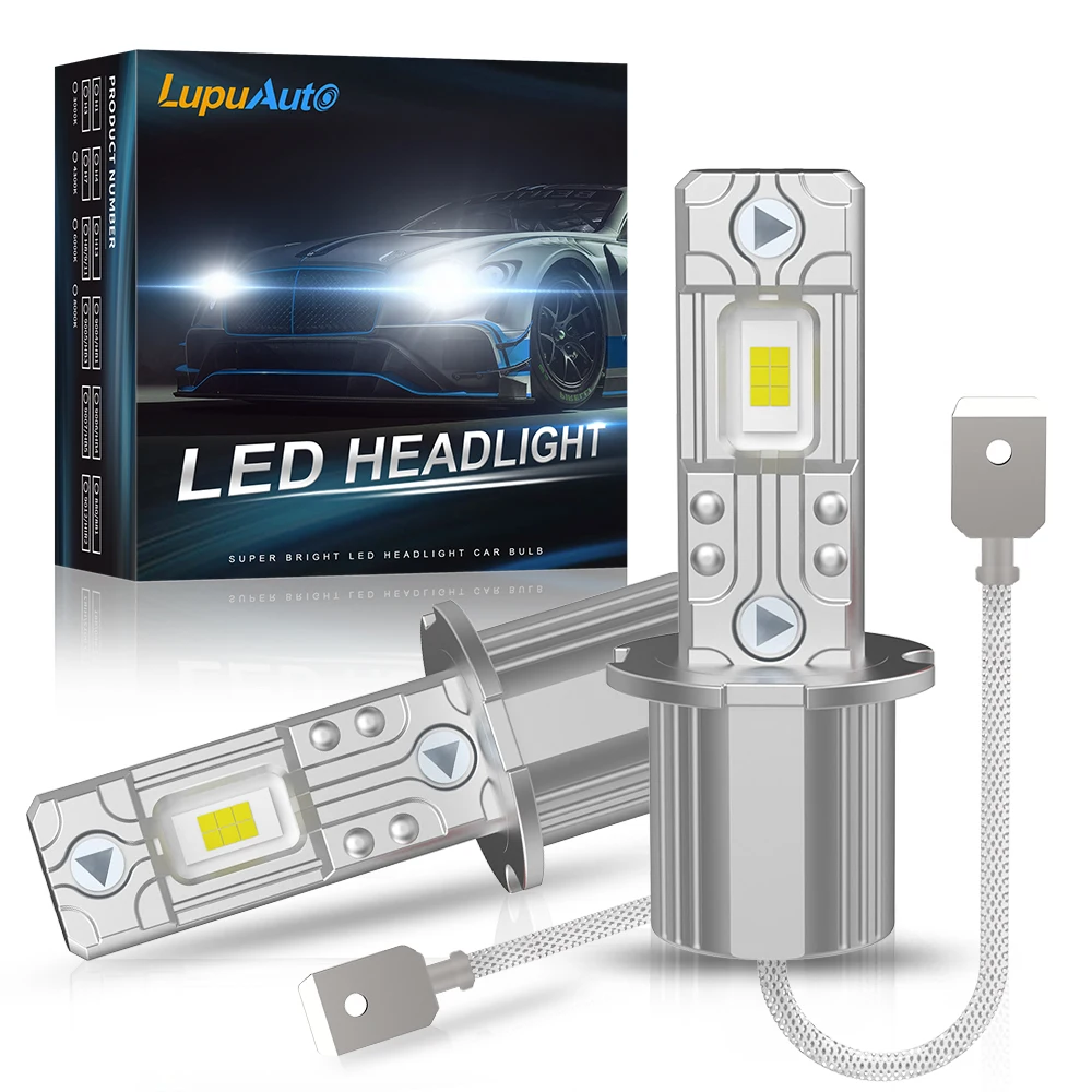 

LED H3 LED H3 Headlight CANBUS Led Bulbs Lamp H1 60W Car Fog Lights Day Driving Light Fanless Auto H1 Headlight 6000K White 12V